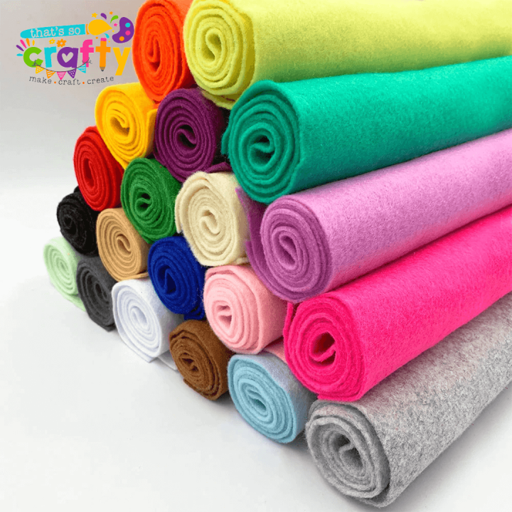 1mm Thickness Felt Fabric Sheets Non-Woven Felt Fabric Sheet Material for Sewing and DIY Crafts 20 x 28 Inches