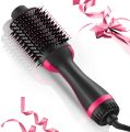 Professional 3 in 1 Hair & Blow Dryer Brush - Original Ionic Hair Blow Dryer Brush & Volumizer - Hot Air Brush with Negative Ion for Drying Tools Blow Dryer,Straightening, Curling - Hair Straightener Comb - Hair Dryer Styler  for All Hair Types. 