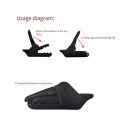 [HOT] 1/0Pcs Portable Tent Awning Fixing Clamp Grip With Carabiner Hook Windproof Tarpaulin Plastic Wind Rope For Outdoor Camping. 