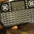 SpeedX I10 Mini Wireless+Bluetooth Keyboard for Smart TV, Phones Devices Backlit Light 2.4ghz Keyboard With Touchpad. 