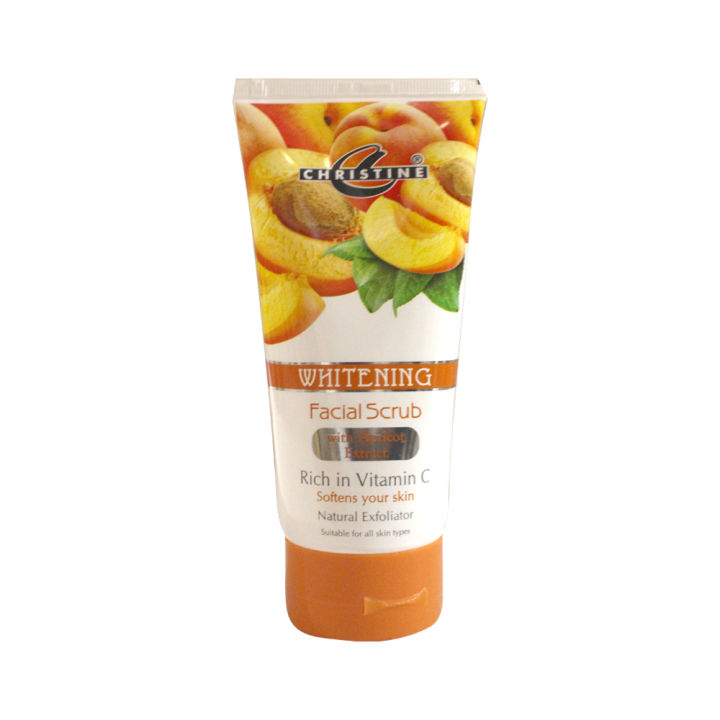 Christine%20Whitening%20Scrub%20Tube%20(Apricot%20Extracts)%20-%20Image%202