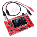 2.4" TFT Digital Oscilloscope Assembled SMD Soldered Oscilloscope 1Msps with Alligator Clip Probe Wire by electrica. 