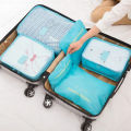 6Pcs/1Set Travel Storage Bag Storage Clothes Bag Luggage Case Bag Suitcase Underwear Organizer Make Up Organizer Bag. 
