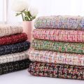 weaving color small fragrant wind fine tweed soft fragrant high-definition fabric suit coat fashion skirt fabric. 