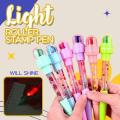 5 IN 1 Cute Seal Ballpoint Pen Children Toys Multi-function Bubble Ballpoint Pen Gift For Boys Girls Roller Stamp Pen With Light. 