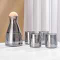 Water Set 7 pcs Classic Style Glass Set With Cork Lid Imported Quality Heat Resistant. 