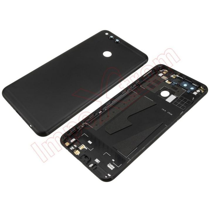 Huawei Honor 7X Complete Back Door Rear Housing Case Body Casing Replacement With Buttons and sides For Honor 7X - Black