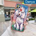 dienya Case For Realme Narzo 30A Case Oil Painting Pet Dog Thin Shockproof Square Edge Silicone Casing Full Lens Cover Camera Protect Cases Softcase. 