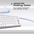 GameStop GS200 FPS Sniper ARGB Mechanical Gaming Keyboard - White. 