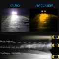 2X H7 LED Headlight 6000K Super White 110W 8000LM Headlight Kit Fog Light Bulbs Kit High Low Beam. 