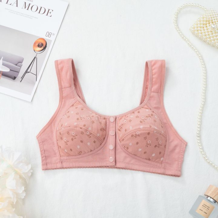Comfort-Fit Maternity Bras with Button Closure for Pregnancy Support - Nursing Friendly Intimates