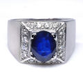 Palladium Diamond Engagement or wedding Ring for Men Ring D-5266. 