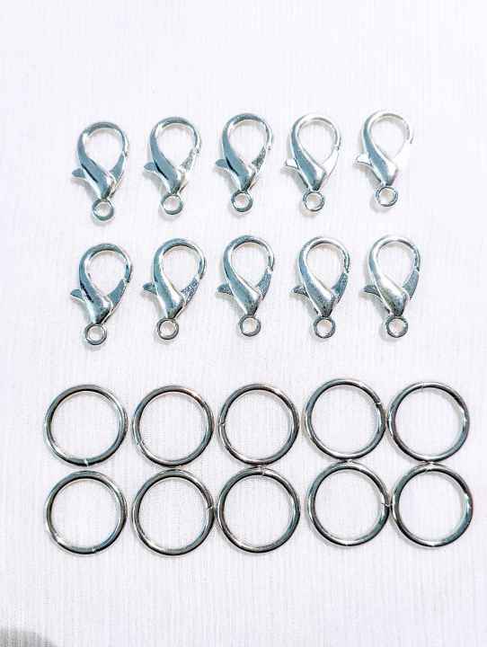 10%20Sets%20Of%2020%20mm%20Lobster%20Clasp%20Hooks%20Connectors%20With%2015%20mm%20Jump%20Rings%20For%20Jewelry%20Making,%20KC%20Gold%20and%20Silver%20End%20Clasps%20For%20Mini%20Purses,%20Bags,%20Necklaces,%20Bracelets,%20DIY%20Jewelry%20Findings,%20Fashionable%20Accessories%20Fastener%20Hook%20-%20Image%204