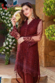 Fashion Vista Sequence Embroidered Net Unstitched 2 Piece Suit for Girls/Women - New Design Trendy Party Wear. 