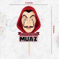 Money Heist Theme CUSTOMIZED Digital Cake Topper for Boy or Girl 1st Birthday Party Celebration & Perfect Birthday gift with Any Name. 
