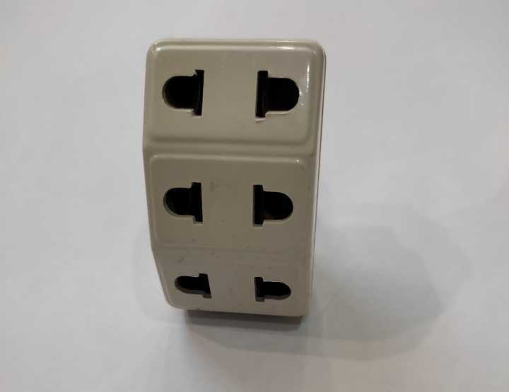 3 in 1 Multi Power Plug Socket - Best Quality-  universal Power Socket Multi Plug multi socket