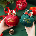 Portable Santa Claus Cloth Bag Gift Bag Candy Apple Bag Christmas Tree Decorations Home Table Decoration 2023 Christmas New Year Gift. 