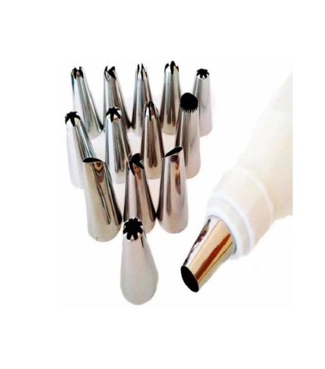 Decorative Baking Tools Set - Silver