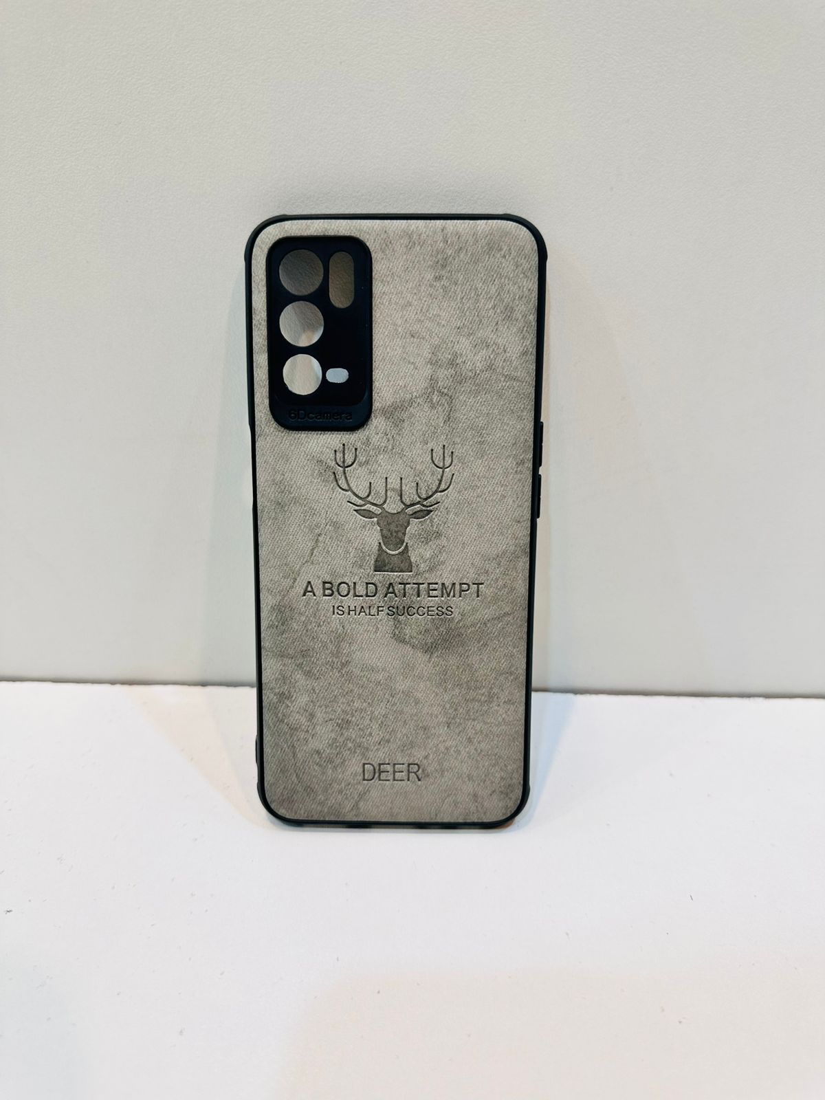 Lahore Mobile Case For Oppo A16 Hybrid Soft TPU Deer Pattern Leather Shockproof Case Cover - Oppo A16 Back Cover 2