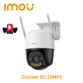 IMOU Cruiser SC 3MP Two-way Talk 360° P&T Outdoor Weatherproof / Red-Blue Warning Lights / Smart Home Security / Outdoor CCTV Wi-Fi IP Camera / IPC-K7FP-3H0WE. 