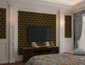 Fashion Damas 3D Wallpaper Non Self-adhesive (Roll size 0.53 x 9.5 meters). 
