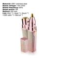 2 In 1 Electric Eyebrow Trimmer Makeup Painless Eye Brow Epilator Mini Shaver Razors Women Portable Facial Body Hair Remover. 