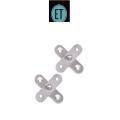 2Pcs 56x16mm Stainless Steel 360 Degree Rotary Door Ball Pivot Center Hinge. 