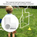 3 Way Pipe Fittings PVC Elbow Connector Multifunctional for Furniture Installation for Tent Connection. 