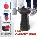 Telescoping Stool Collapsible Retractable Stool Portable Simple Stool Camping Stools Travel Stool Lightweight Stool for New Home Decor Telescopic Portable Adjustable  Collapsible Light  weight  Folding Stool For Camping Travelling Gardening Fishing And. 