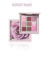 G TALES Gogo Dance Nine Gradual Change eye shadow Plate Summer Daily Earth Color Highlight powder blusher. 