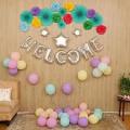 WELCOME Foil Balloons Decoration. 