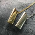 The lighter Case Men Necklace Hip-Hop Rock Street Culture Titanium Stainless Steel Gold Black Chain Necklace Fashion Man Jewelry. 