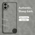 Sheepskin Leather Casing For Nothing CMF 1 5G 2024 CMFPhone1 Simple Silicone Matte Textured Lambskin Phone Case ShockProof Bumper Soft Back Cover. 