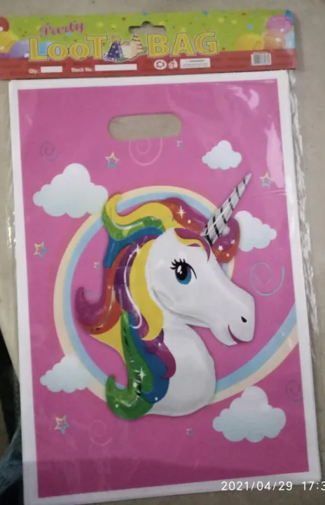 Pack%20of%2010%20Party%20Goodie%20Bags%20Bithday%20Gift%20Bags-Unicorn%20Theme%20Bags%20-%20Image%204