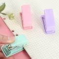 Mini 1 Hole Paper Punch Tool 1/4inch Hole Compact with Closure Buckle for Punching Ordinary Paper. 