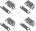 Pack Of 10 & 6 pcs Stainless steel cabinet door magnet Catcher ( LARGE SIZE ) wardrobe door strong magnetic touch bead door magnet.. 