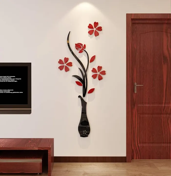 3D%20Vase%20Flower%20Wall%20Murals%20Wooden%20Wall%20Sticker%20Originality%20Sticker%20DIY%20Flower%20and%20Vase%20Wall%20Decal%20Wall%20Decor%20for%20Living%20Room%20Bedroom%20Decoration%20TV%20Wall%20Background%20Sofa%20Backdrop%20-%20Image%203