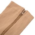 4x Compression Stockings Nylon Zipper Compression Sock Open Toe Preventing Varicose Veins Stretch Socks(Color)XXL. 