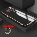 Biruiqu for Samsung Galaxy S8 Back Cover Luxury 6D Plating Frame Shiny Bling Phone Pounch Soft Silicone Square Phone Case. 