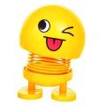 Spring Emoji Shaking Head (stuck out tongue & Winking) Toys Theme Party Favors Car Dashboard Table. 