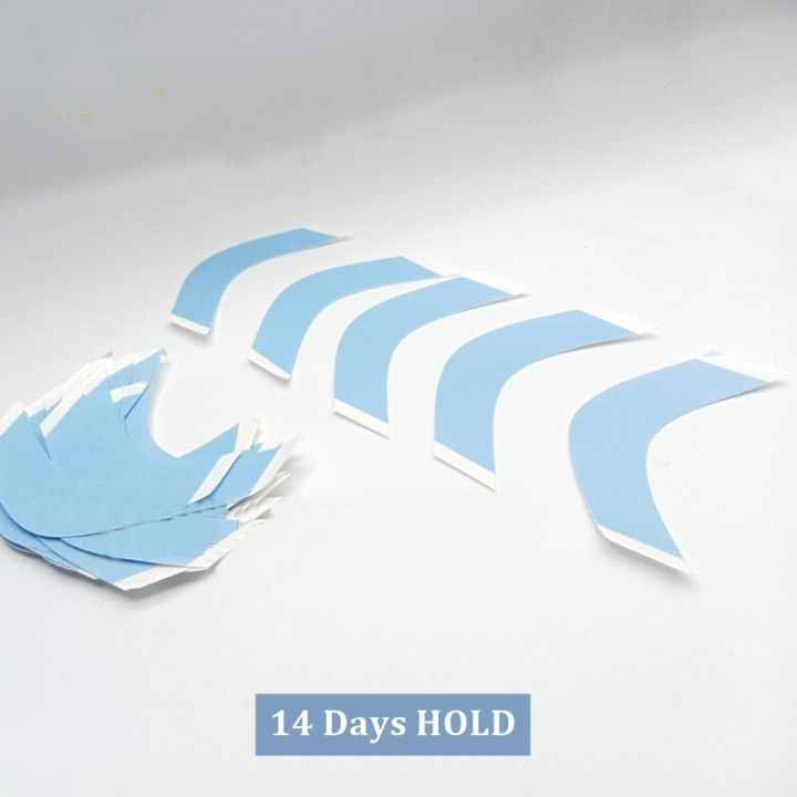 Blue Wig Tape, Front Lace Double Sided Hair System Wig Extension Tape Strips Strong adhesive - 10 Piece/Pack