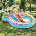 295x191x130cm Inflatable Pool Water Slide Fun Lawn Water Inflatable Swimming Pool Unique Children Paddling Pool. 