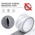 【Footprint】 5X200cm Window Net Anti-Mosquito Mesh Sticky Wires Patch Repair Tape Screen Window Door Mosquito Net Patch Repair Broken Hole. 