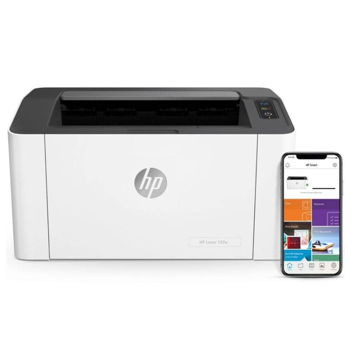 HP 107w LaserJet Wireless Printer Box Packed New - 1 Year Warranty