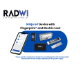 RADWI Stikja IoT – Smart Wi-Fi Door Lock – Secure Your Home from Anywhere in the World | Remote Smartphone Access for 12V Electric Locks. 