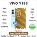 VIVO Y19s full Back 360 Protection skin wrap / protection sheet with camera and 4 sides protection top quality. 