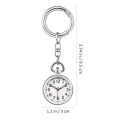 Nurse Watch Student Form Men Digital Watch Clip Small Pocket Watch Portable Seconds Luminous Pocket Watch Keychain Key Ring. 