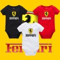Ferrari Baby Romper Unisex 100% Soft Cotton. 