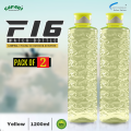 Fridge Water Bottle Set of 3 1200ml BPA Free Food Grade Plastic Bottles Odorless & Leakproof. 