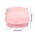 Silicone Bath And Body Shower Brush With Liquid Soap Dispenser Easy  Back Scrubber Silicone Body Brush. 